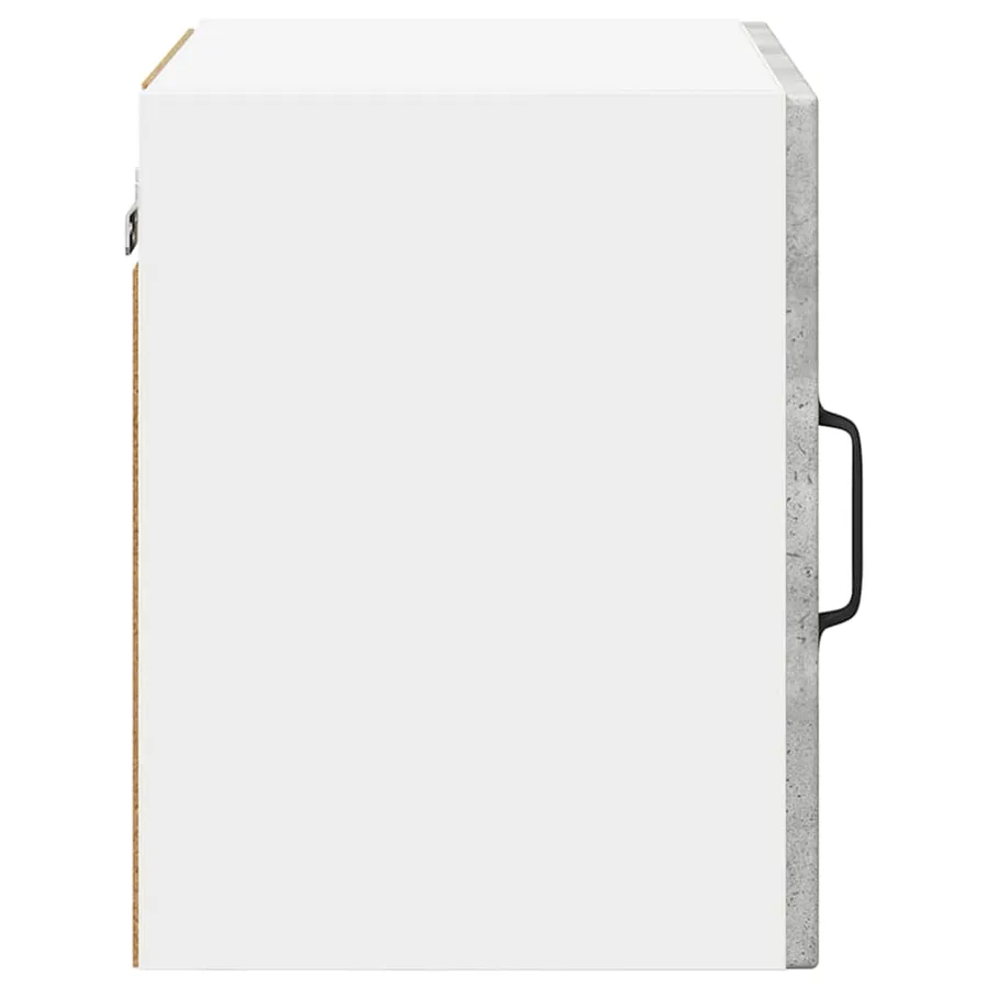 Cabinet en verre mural PORTO Gris béton 40 x 31 x 40 cm - 7