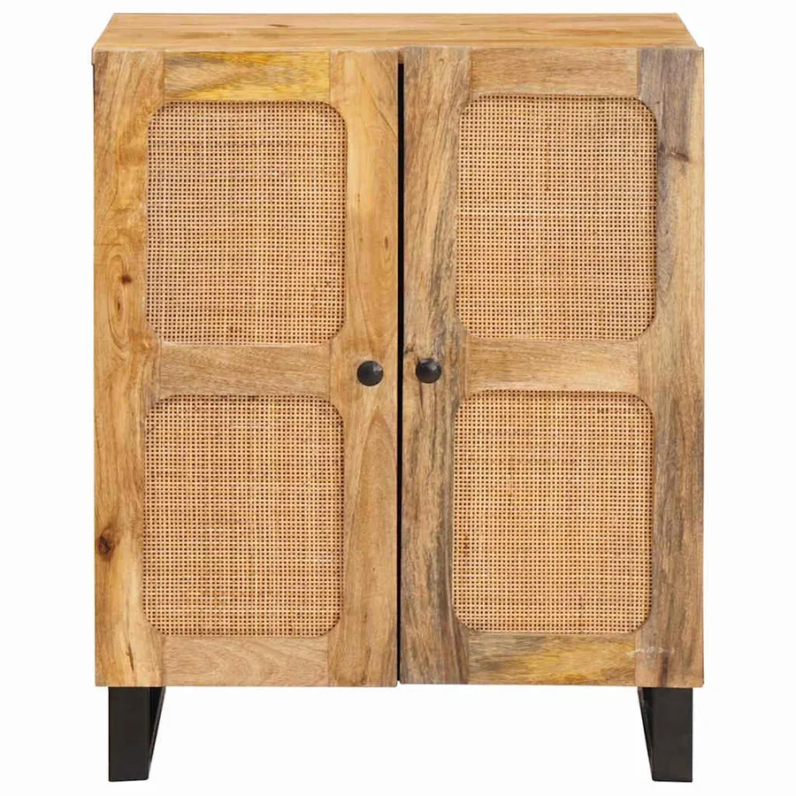 Buffet Marron 60 x 33 x 75 cm Bois de mangue massif - 3