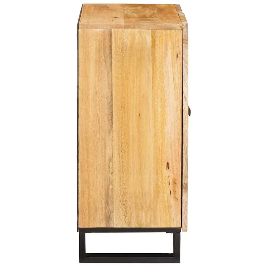 Buffet Marron 60 x 33 x 75 cm Bois de mangue massif - 4