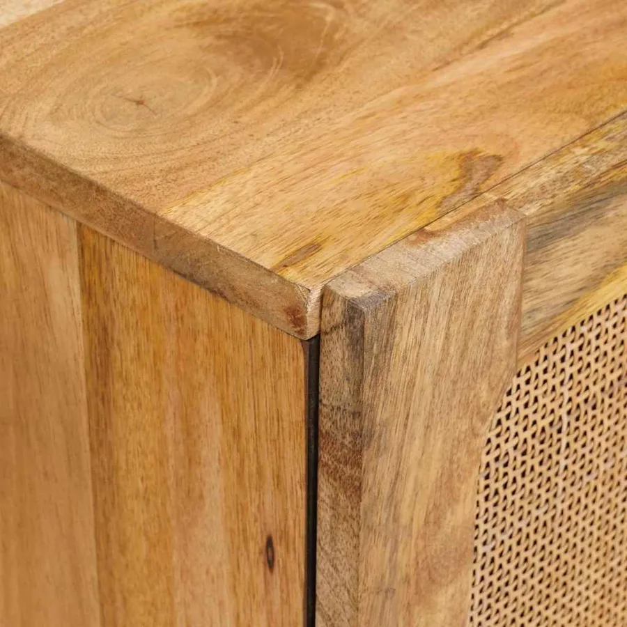 Buffet Marron 60 x 33 x 75 cm Bois de mangue massif - 6