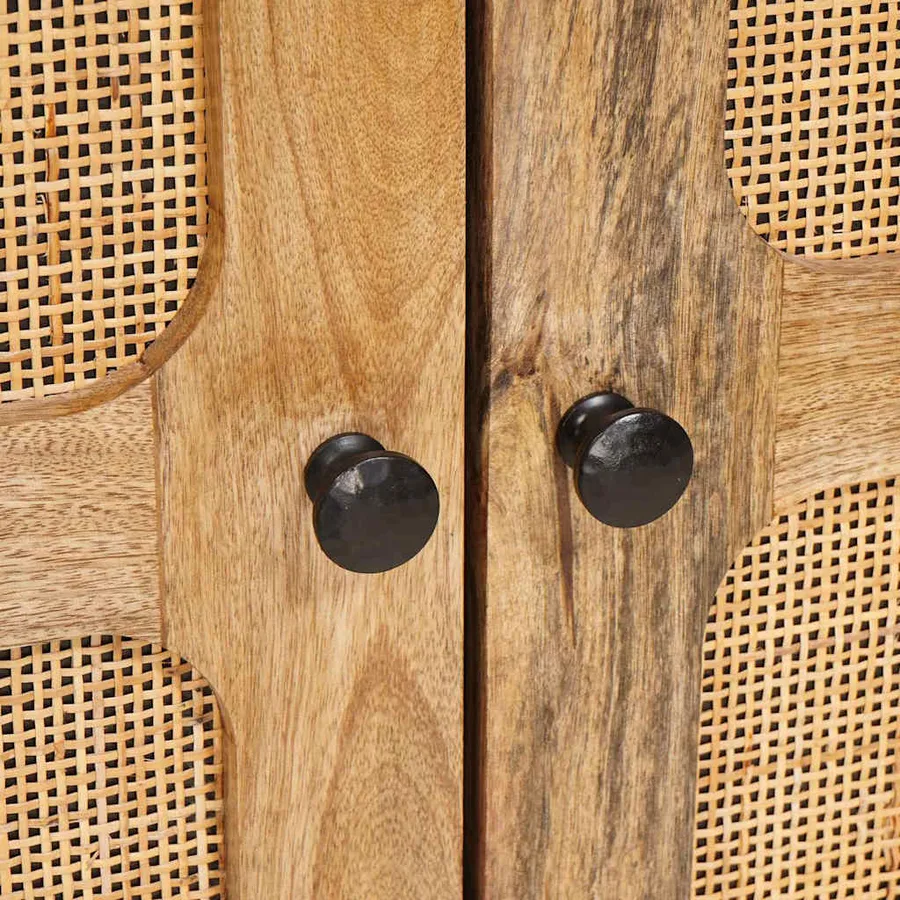 Buffet Marron 60 x 33 x 75 cm Bois de mangue massif - 7