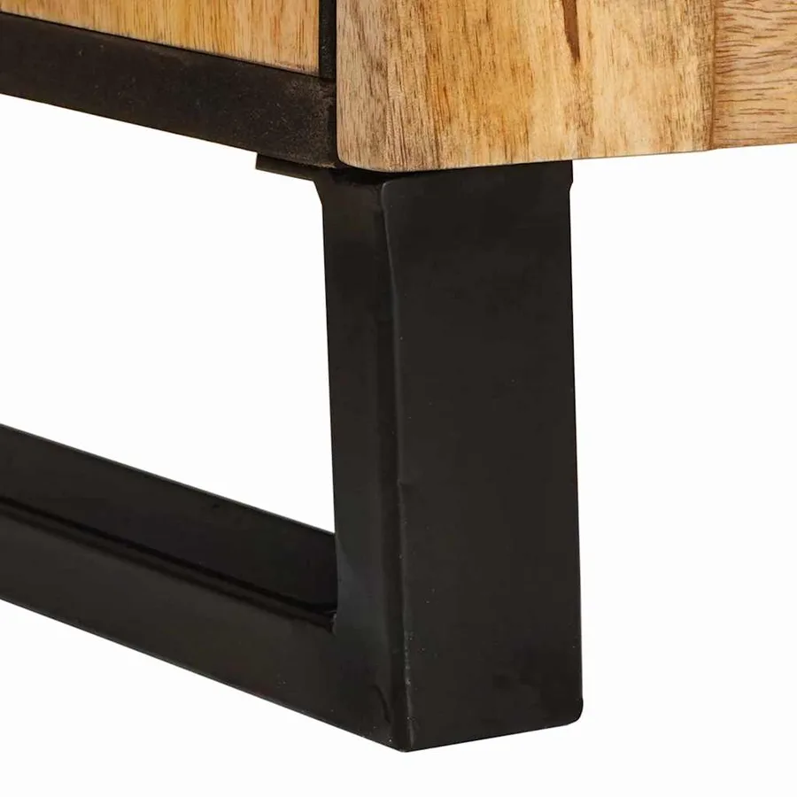 Buffet Marron 60 x 33 x 75 cm Bois de mangue massif - 8