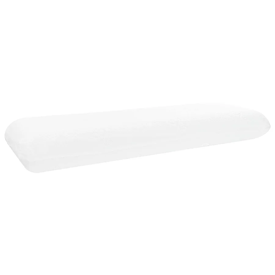Coussin de sommeil Uni Blanc 135 x 36 x 13 cm - 2