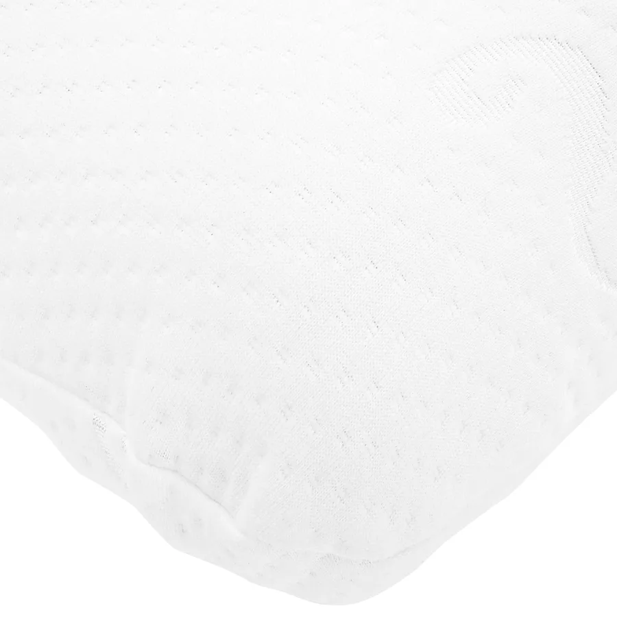Coussin de sommeil Uni Blanc 135 x 36 x 13 cm - 7