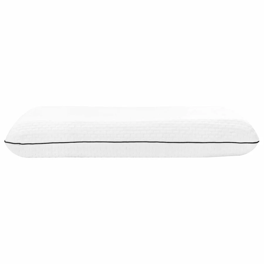 Coussin de sommeil Uni Blanc 70 x 40 x 14 cm Mousse de Gel - 4