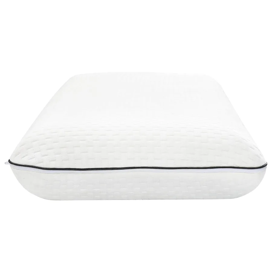 Coussin de sommeil Uni Blanc 70 x 40 x 14 cm Mousse de Gel - 5