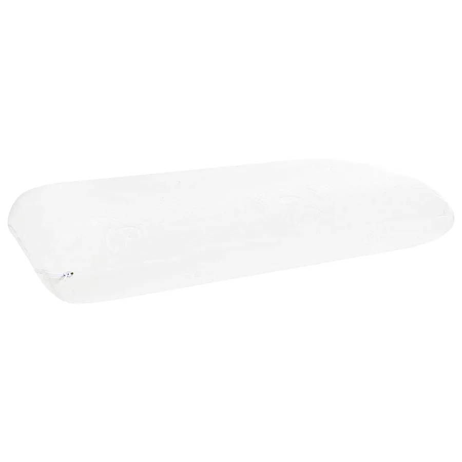 Coussin de sommeil Uni Blanc 74 x 39 x 13 cm - 2