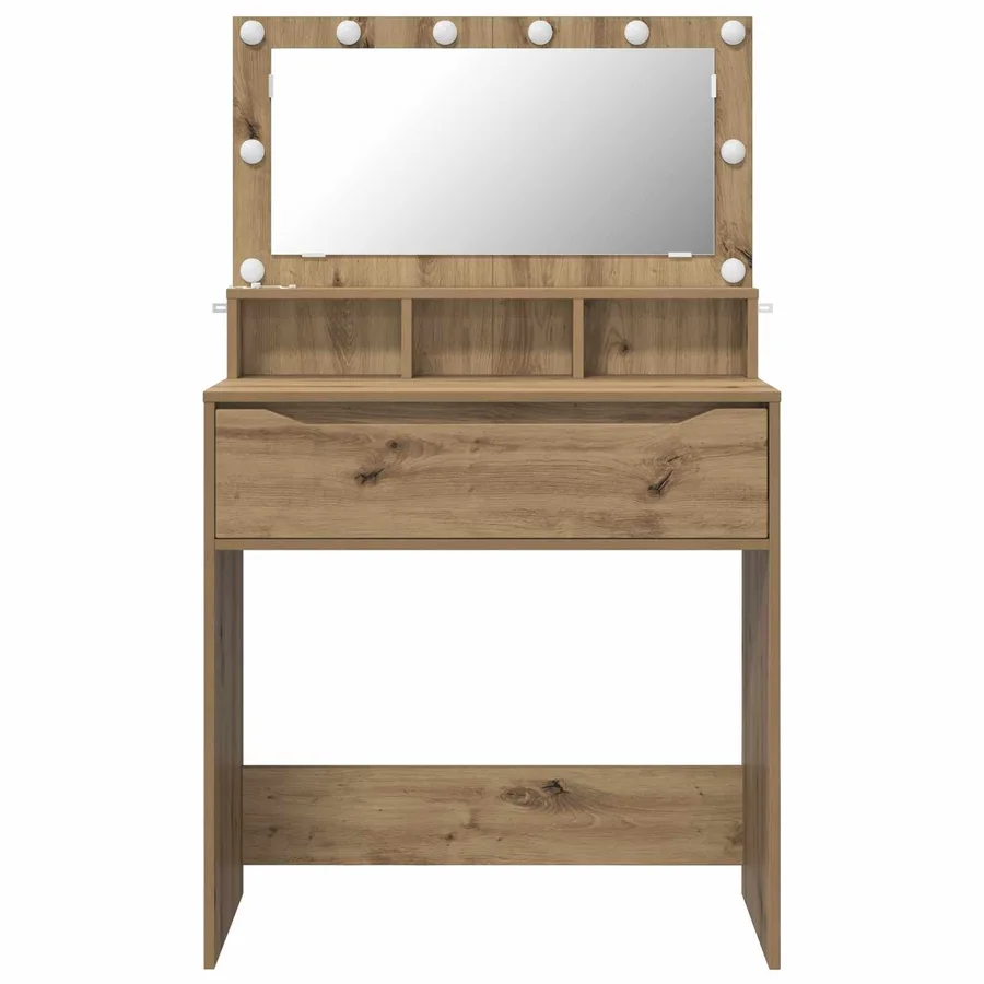 Tables de maquillage pour chambre Chêne artisanal - 6