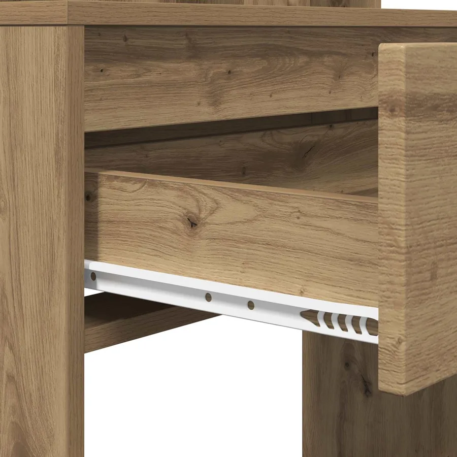 Tables de maquillage pour chambre Chêne artisanal - 9