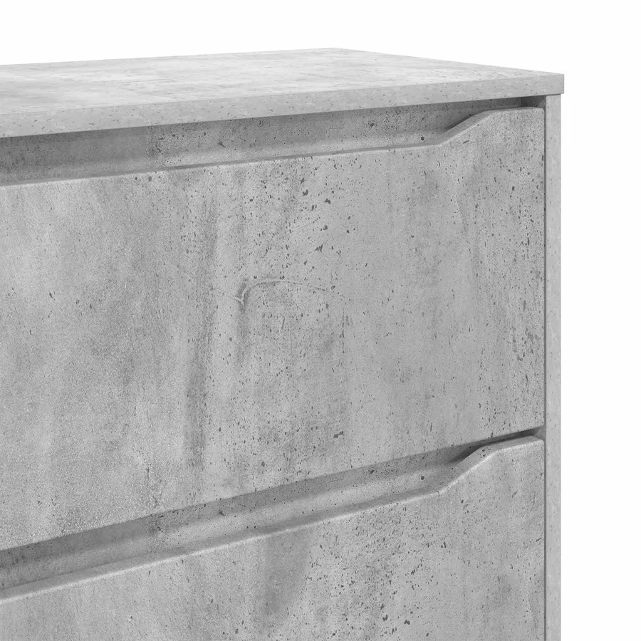 Armoires de rangement Gris béton 80 x 48 x 105 cm - 12
