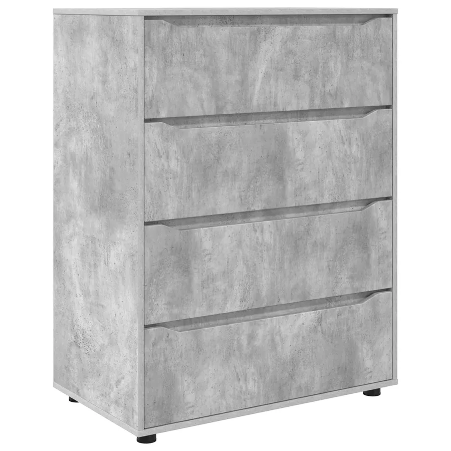 Armoires de rangement Gris béton 80 x 48 x 105 cm - 2