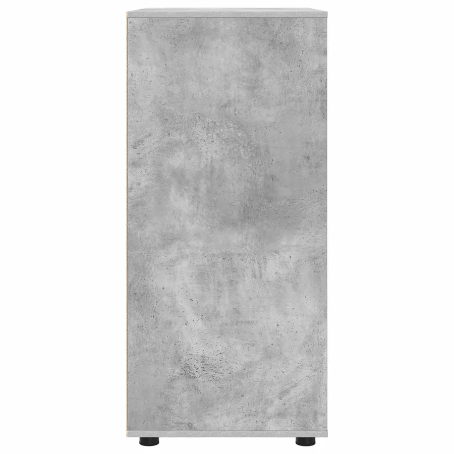 Armoires de rangement Gris béton 80 x 48 x 105 cm - 9