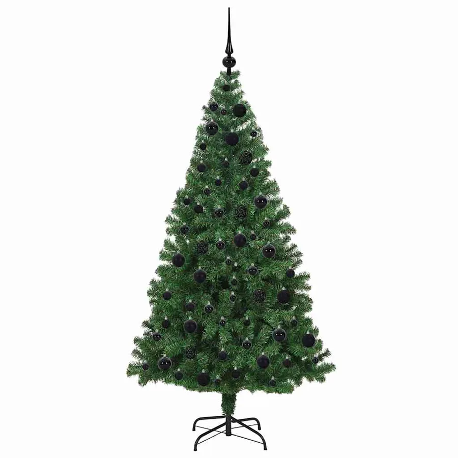 Sapin de Noël artificiel Vert 180 cm PVC, Acier et Plastique - 4
