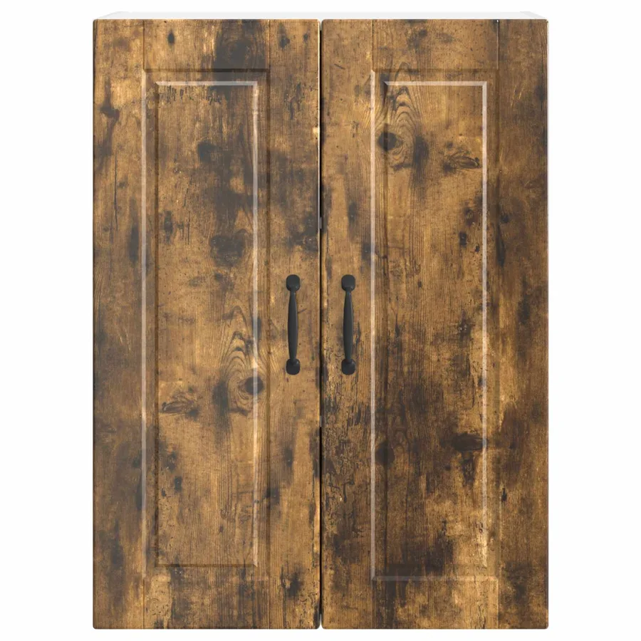 Meuble mural PORTO Chêne fumé 60 x 31 x 80 cm Bois d'ingénierie - 6