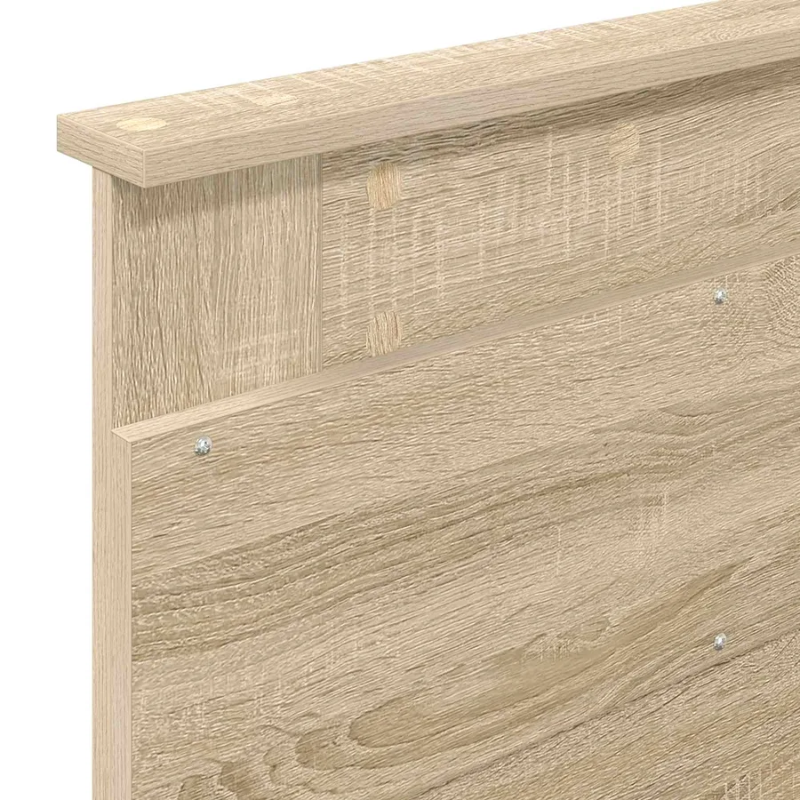 Cadre de lit Chêne Sonoma 90 x 200 cm Bois de pin massif - 11