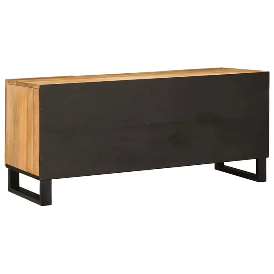 Meuble TV Marron 105 x 33 x 46 cm Bois de mangue massif - 5