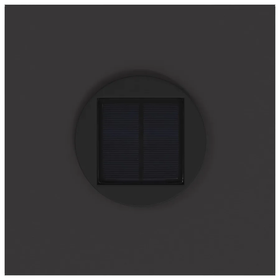 Lumière de Chemin LED Solaire 2 pcs Blanc chaud 18 x 18 x 50 cm - 9