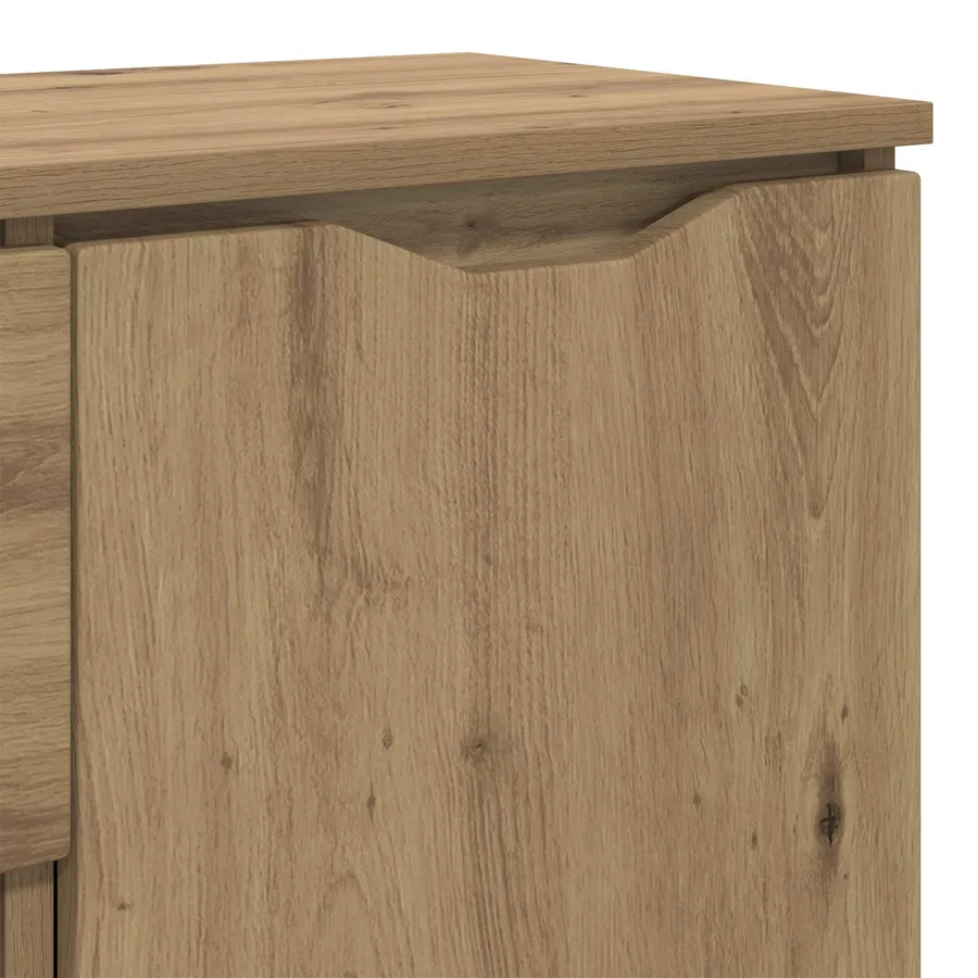 Buffet Chêne artisanal 100 x 30 x 65,6 Bois d'ingénierie - 11