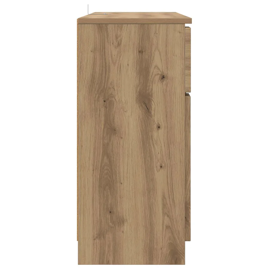 Buffet Chêne artisanal 100 x 30 x 65,6 Bois d'ingénierie - 7