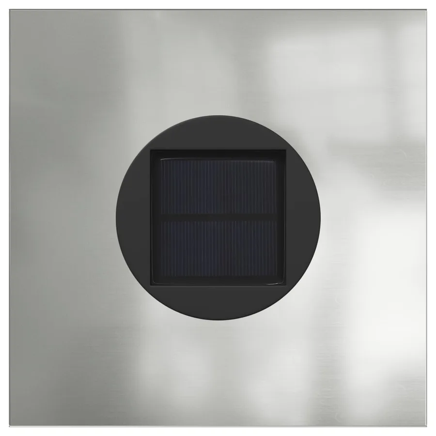Lumière de chemin LED solaire 2 pcs Blanc chaud 18 x 18 x 80 cm - 7