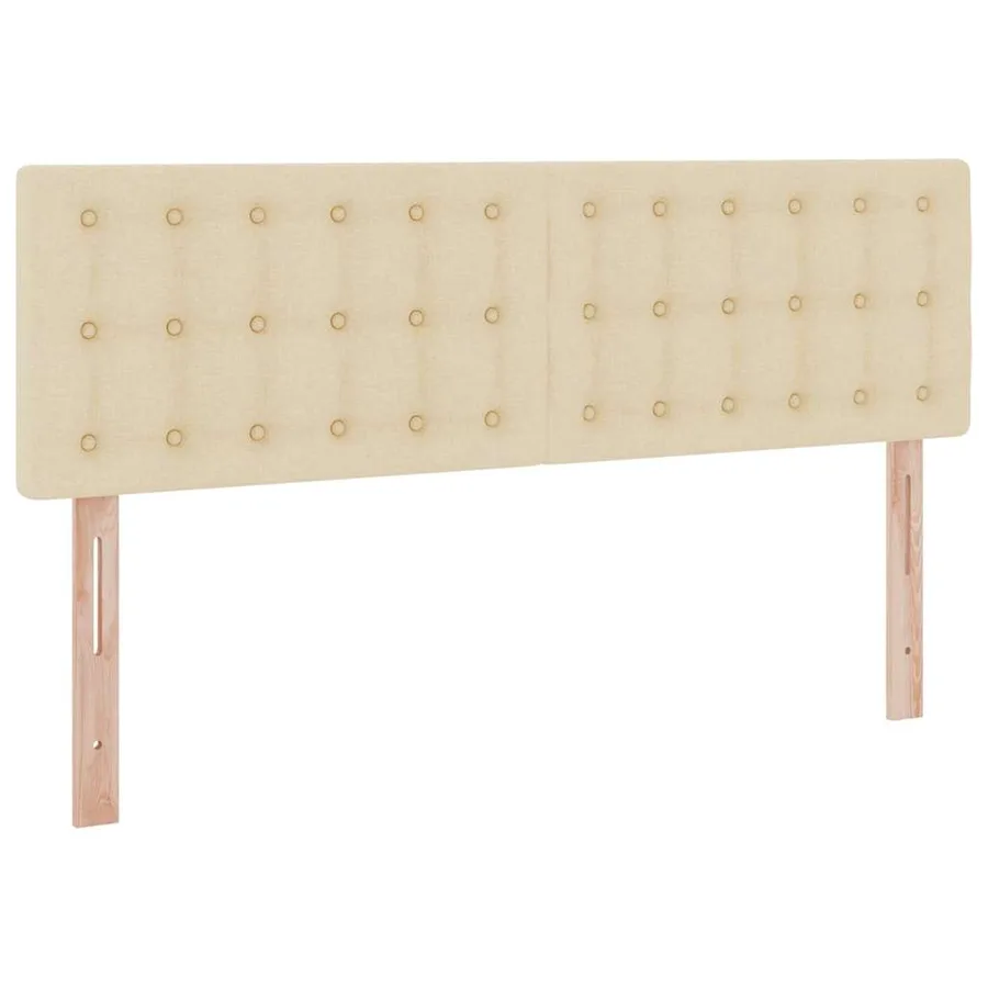 Lit avec rangement et matelas avec matelas Crème 140 x 200 cm - 9
