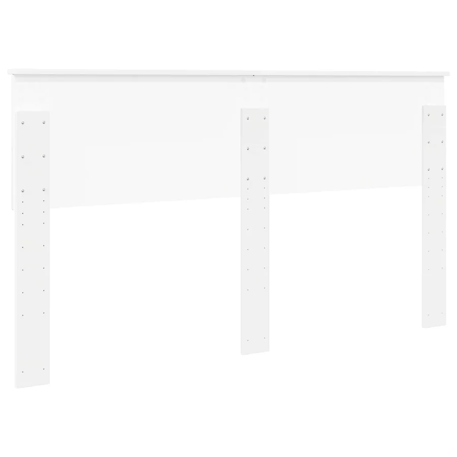 Tête de lit Blanc Bois d'ingénierie - 6