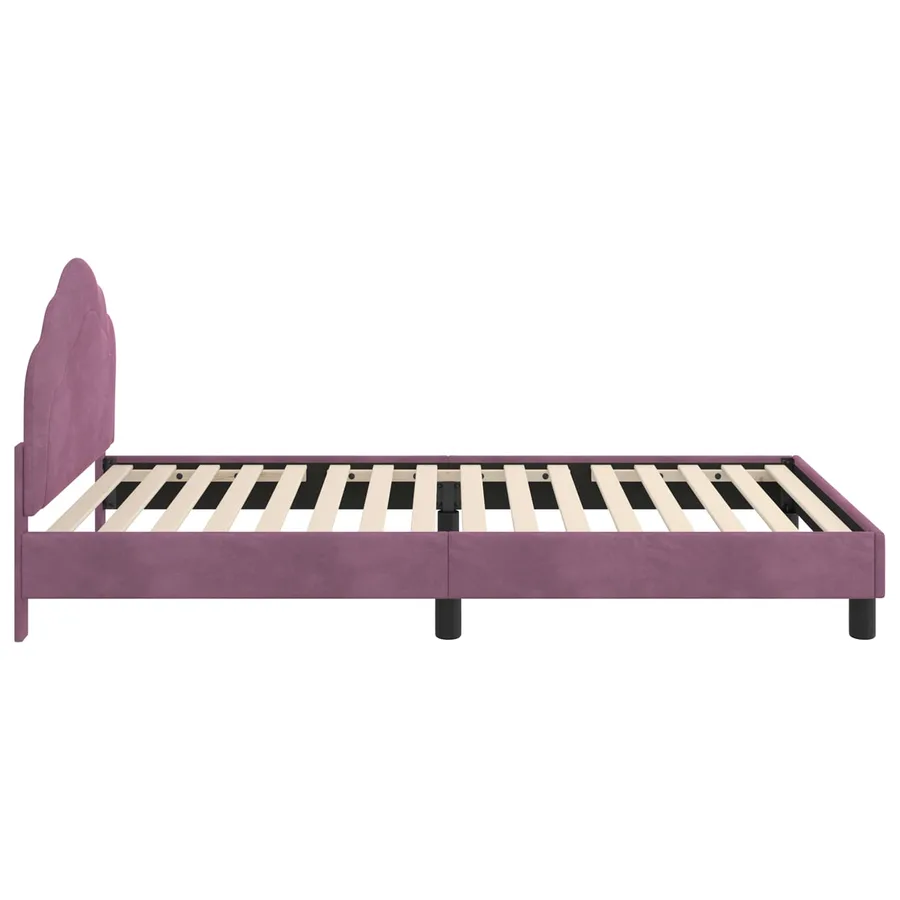 Cadre de lit pour enfants avec tête de lit Pourpre 80 x 200 cm - 6