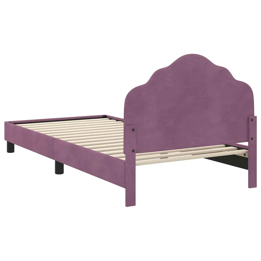 Cadre de lit pour enfants avec tête de lit Pourpre 80 x 200 cm - 7