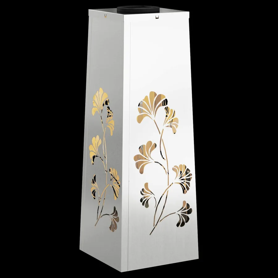 Lumière de chemin LED solaire 2 pcs Blanc chaud 18 x 18 x 50 cm - 12