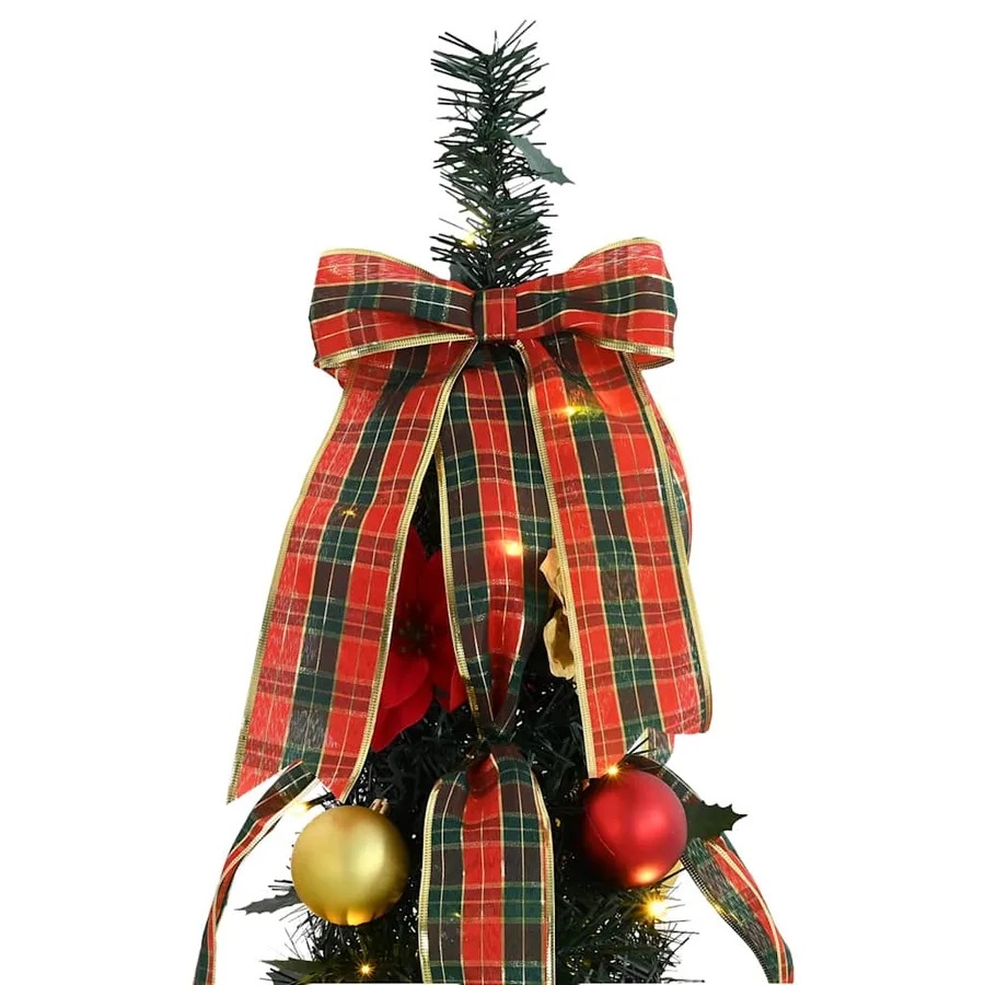 Sapin de Noël artificiel avec 200 LED Vert 215 cm PVC - 5