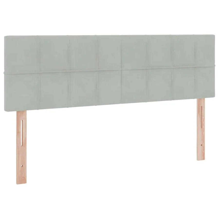 Lit de rangement LED avec matelas Gris clair 140 x 200 cm - 10