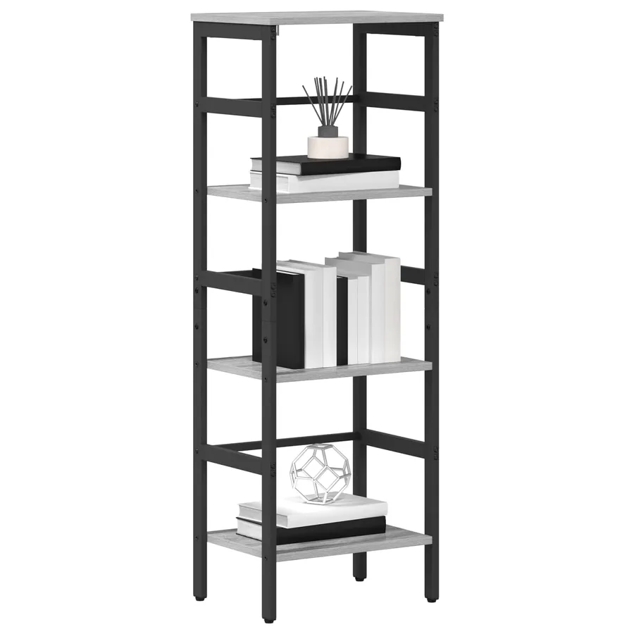 Étagère Gris Sonoma 40 x 29,5 x 115 cm Bois d'ingénierie - 3