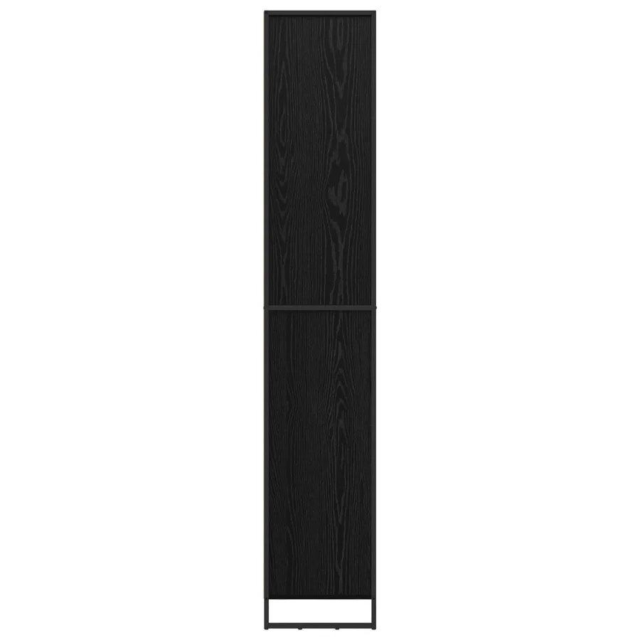 Armoires Hautes Chêne noir 60 x 36 x 200 cm Bois d'ingénierie - 7