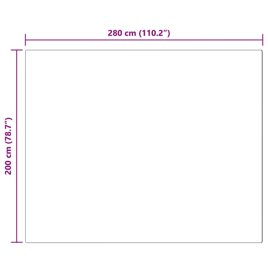 Tapis en fausse TAFALLA Anthracite 200 x 280 cm Polyester - 8