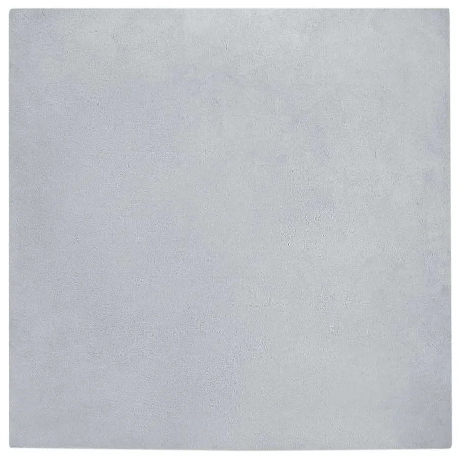 Tapis antidérapant en fausse de lapin OLITE Gris 200 x 200 cm - 2