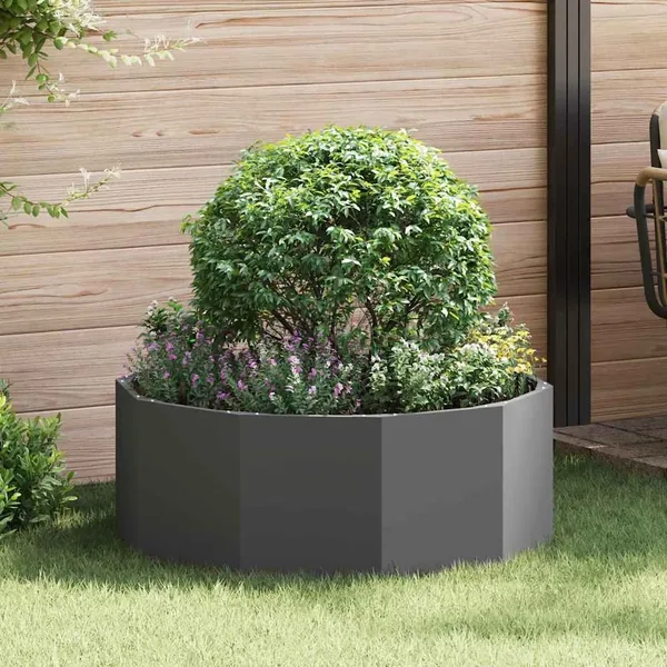 Jardinière Noir 90 x 90 x 35 cm Acier