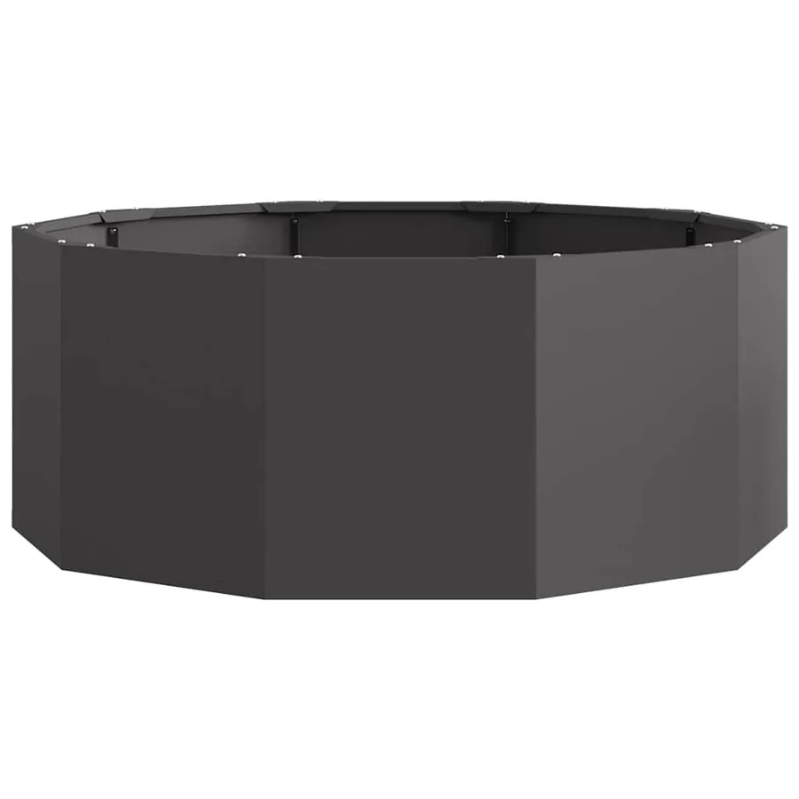 Jardinière Noir 90 x 90 x 35 cm Acier - 5