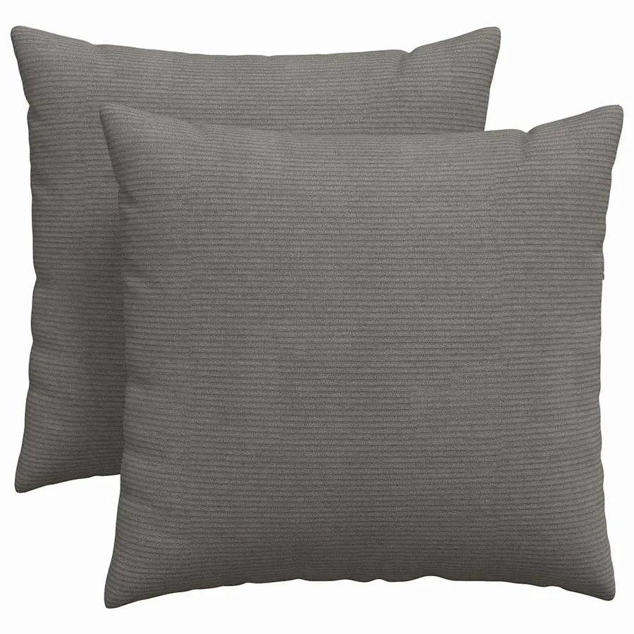 Coussins de canapé 2 pcs Gris clair 45 x 45 cm - 2