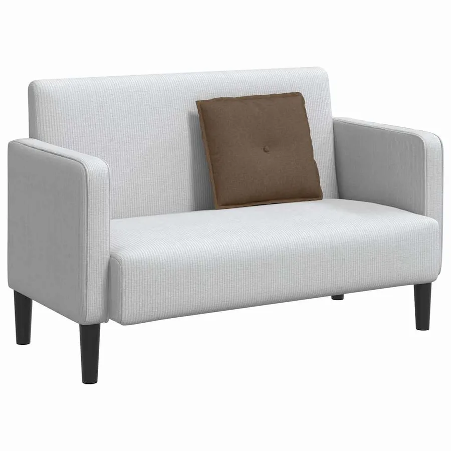 Coussin de Dos Marron 50 x 19 x 45 cm tissu - 3