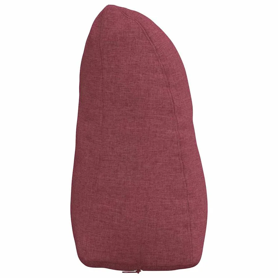Coussin de Dos Bordeaux 45 x 24 x 50 cm tissu - 7