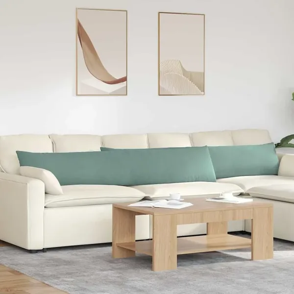 Coussins de canapé 2 pcs Vert Mer 200 x 40 cm