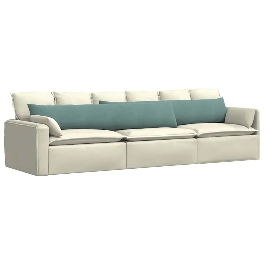Coussins de canapé 2 pcs Vert Mer 200 x 40 cm - 3