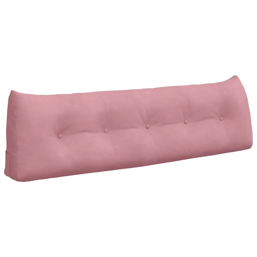 Coussin de Dos Rose 160 x 24 x 50 cm Velours - 2