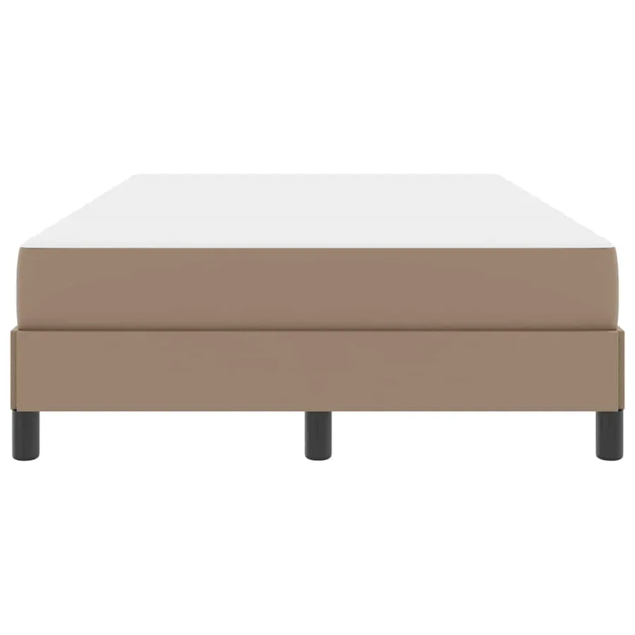 Cadre de lit avec matelas Cappuccino 120 x 190 cm tissu - 5