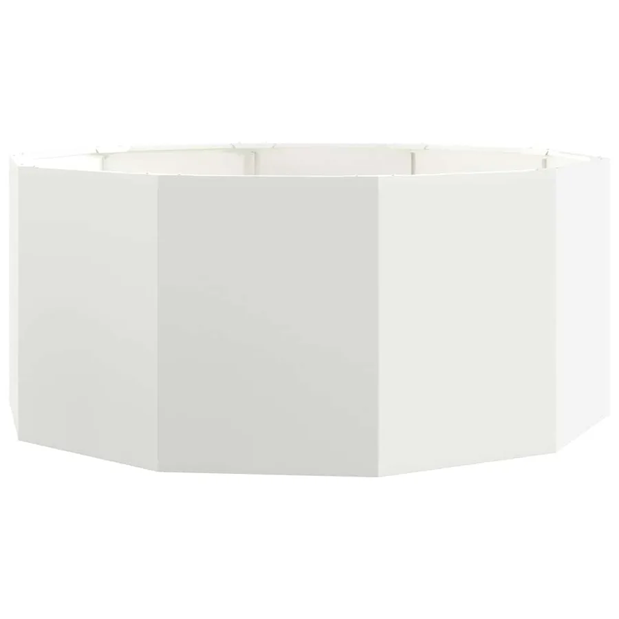 Jardinière Blanc 120 x 120 x 50 cm Acier - 2