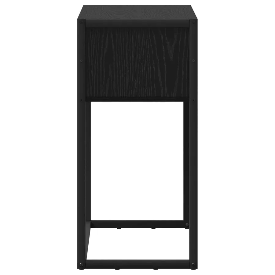 Table d'appoint Chêne noir 100 x 36 x 75 cm Bois d'ingénierie - 7