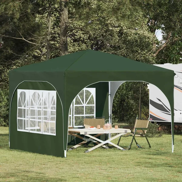 Tente de fête pop-up 290 x 290 x 245 cm Vert