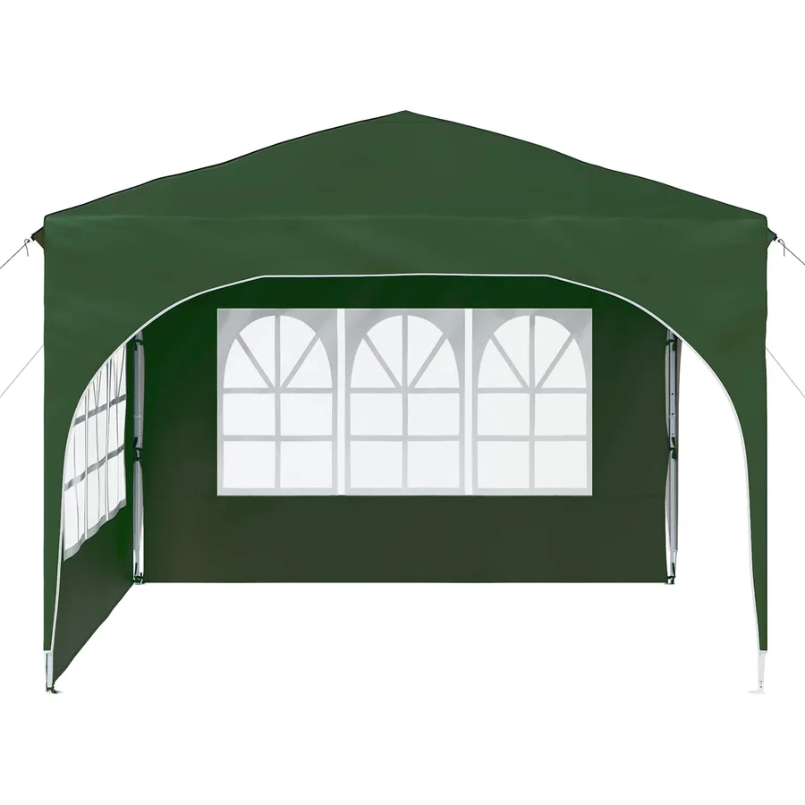 Tente de fête pop-up 290 x 290 x 245 cm Vert - 6