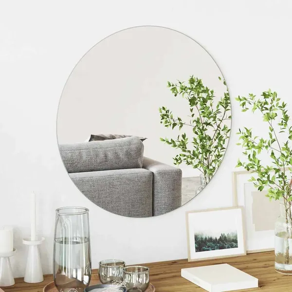 Miroir mural Rond Ø 60 cm verre trempé