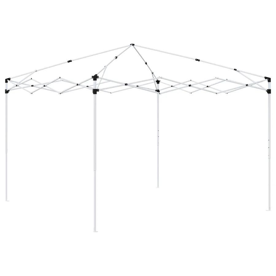 Tente de fête pop-up 290 x 290 x 245 cm Noir - 6